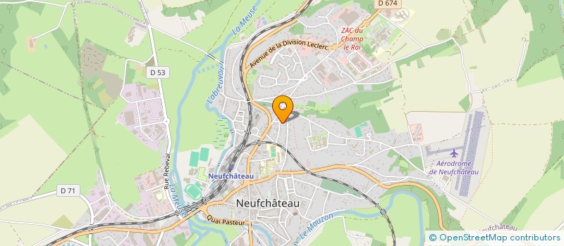 localisation de l'entreprise SCI ITHAQUE à NEUFCHATEAU
