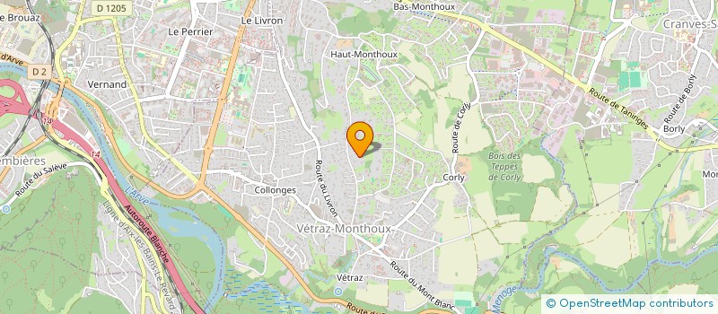 localisation de l'entreprise SCI ITHAQUE  VETRAZ-MONTHOUX