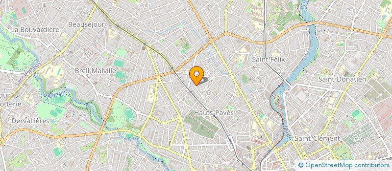 localisation de l'entreprise SCI ITHAQUE à NANTES