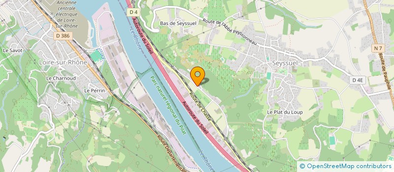 localisation de l'entreprise SCI ITI  SEYSSUEL