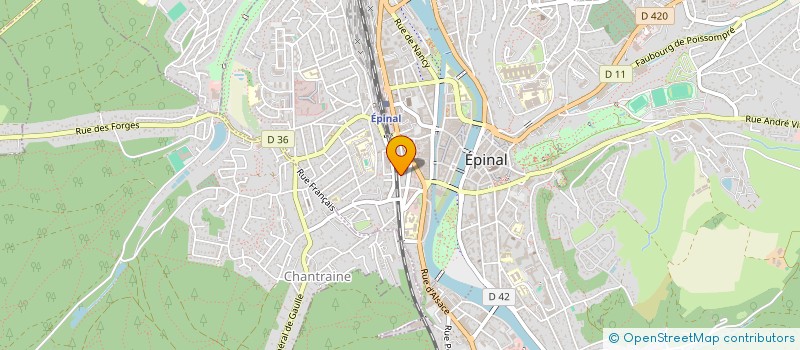 localisation de l'entreprise SCI ITI JONAH à EPINAL
