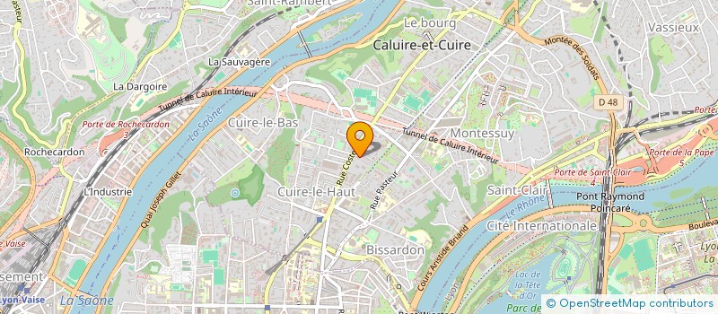 localisation de l'entreprise SCI ITINERAIRE NARBONNE  CALUIRE-ET-CUIRE