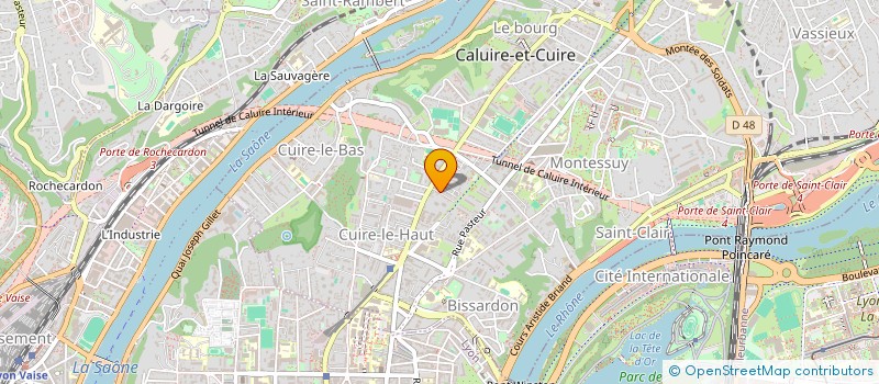 localisation de l'entreprise SCI ITINERAIRES  CALUIRE-ET-CUIRE