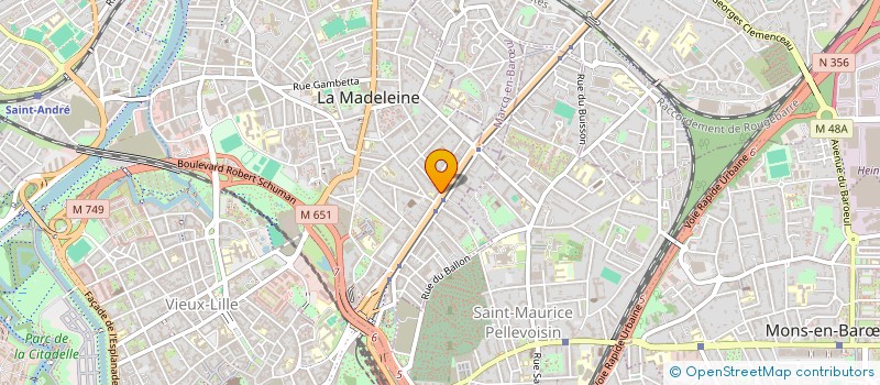 localisation de l'entreprise SCI ITMD à LA MADELEINE