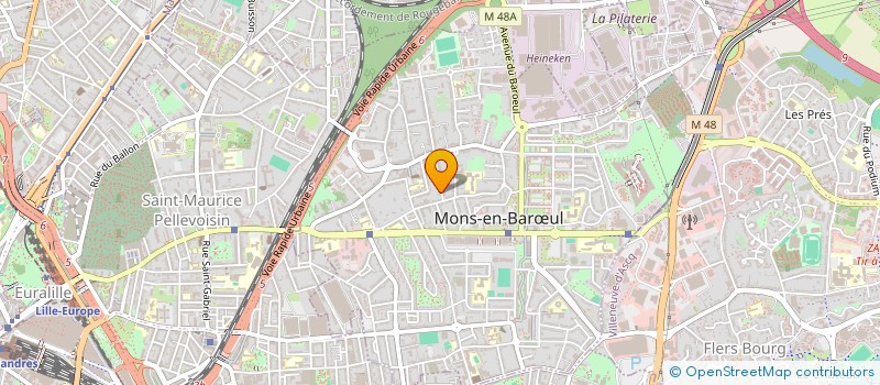 localisation de l'entreprise SCI ITMW  MONS-EN-BARUL