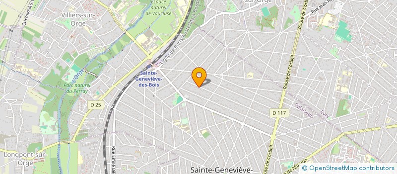 localisation de l'entreprise SCI ITSAS MENDIA à SAINTE-GENEVIEVE-DES-BOIS