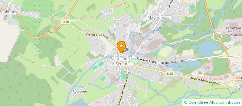 localisation de l'entreprise SCI ITTO IMMO  SAINT-LOUP-SUR-SEMOUSE