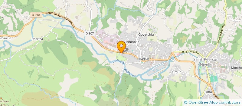 localisation de l'entreprise SCI ITURRIA  SAINT-PEE-SUR-NIVELLE