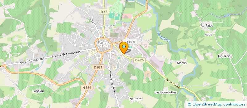 localisation de l'entreprise SCI ITZ  EAUZE