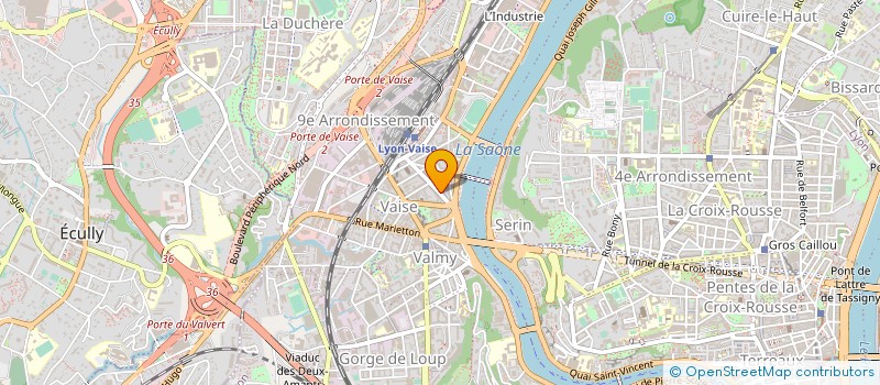 localisation de l'entreprise SCI IUBEO FIDELIS  LYON