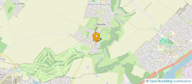 localisation de l'entreprise SCI IUIU  BIEVILLE-BEUVILLE