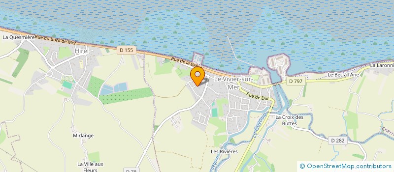 localisation de l'entreprise SCI IV 15B  LE VIVIER-SUR-MER