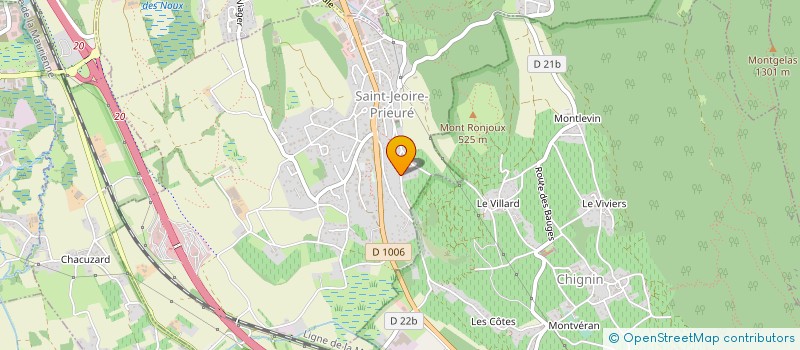 localisation de l'entreprise SCI IVAL  SAINT-JEOIRE-PRIEURE