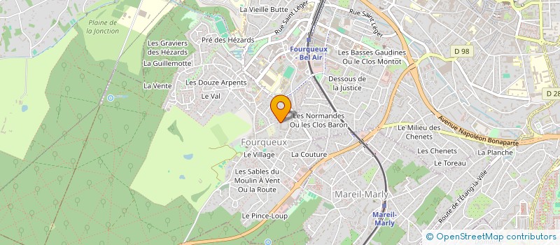 localisation de l'entreprise SCI IVALEF  SAINT-GERMAIN-EN-LAYE