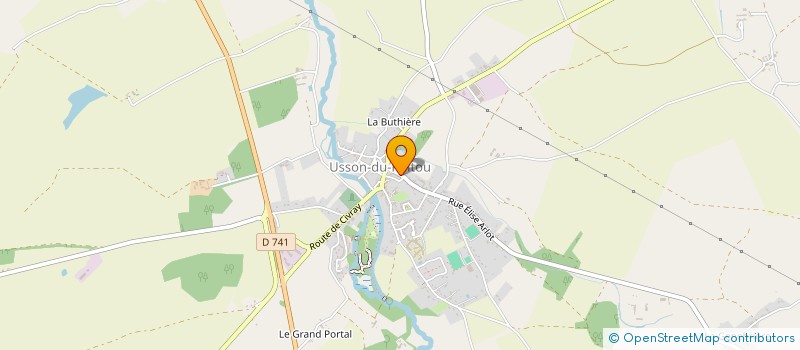 localisation de l'entreprise SCI IVAN  USSON-DU-POITOU