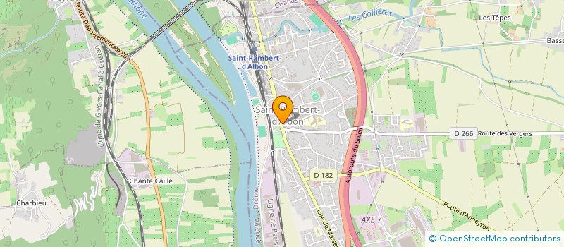 localisation de l'entreprise SCI IVANA  SAINT-RAMBERT-D'ALBON