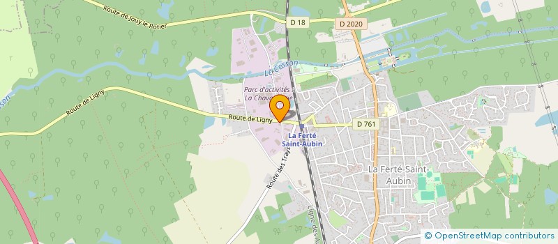 localisation de l'entreprise SCI IVANCIC  LA FERTE-SAINT-AUBIN