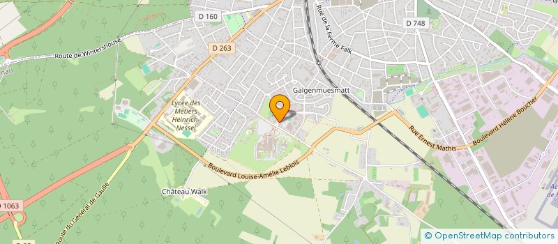 localisation de l'entreprise SCI IVANHOE  HAGUENAU