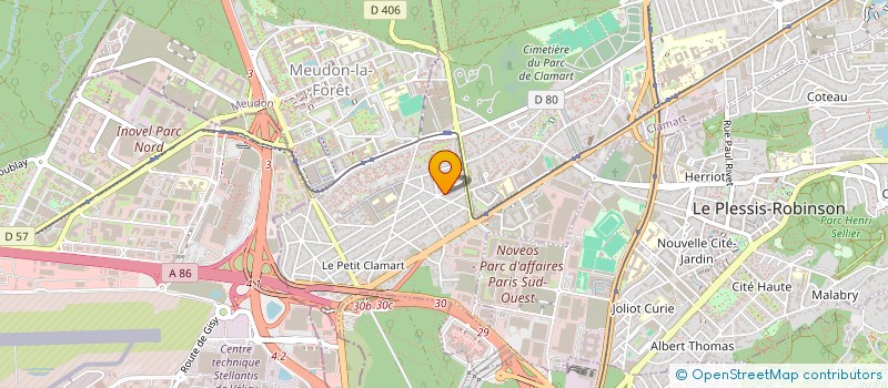 localisation de l'entreprise SCI IVANNECATH à CLAMART