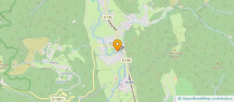 localisation de l'entreprise SCI IVANOE  KRUTH