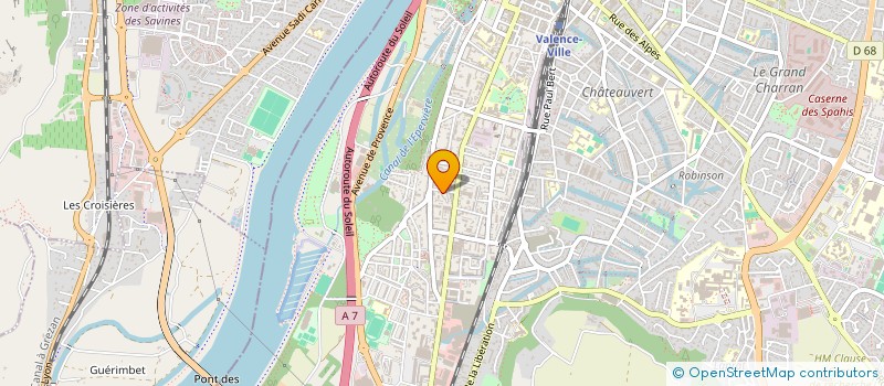 localisation de l'entreprise SCI IVANOVIC à VALENCE