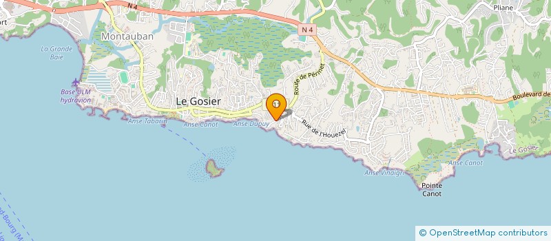 localisation de l'entreprise SCI IVANOVITCH à LE GOSIER
