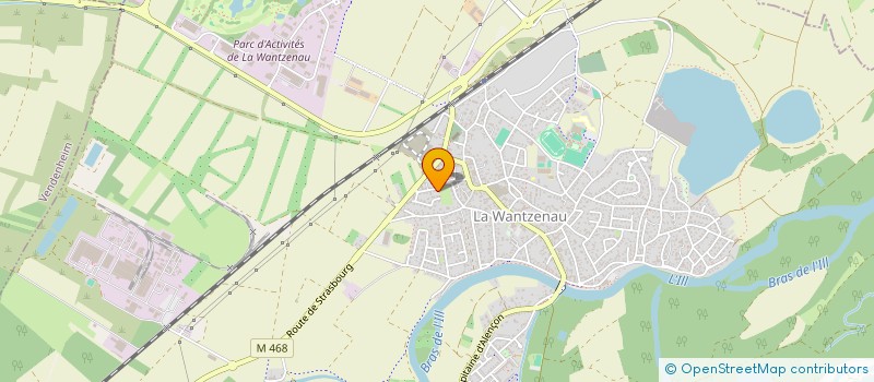 localisation de l'entreprise SCI IVI  LA WANTZENAU