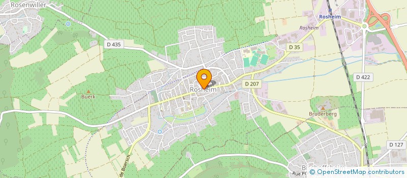 localisation de l'entreprise SCI IVK  ROSHEIM