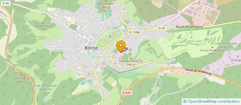 localisation de l'entreprise SCI IVKOVIC  BITCHE