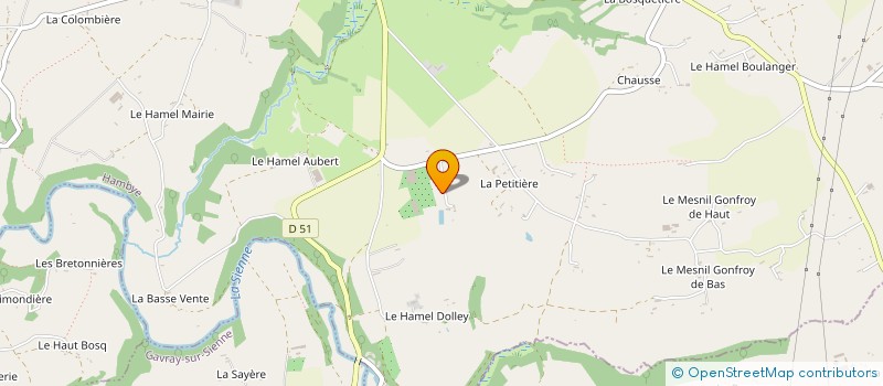 localisation de l'entreprise SCI IVM  HAMBYE