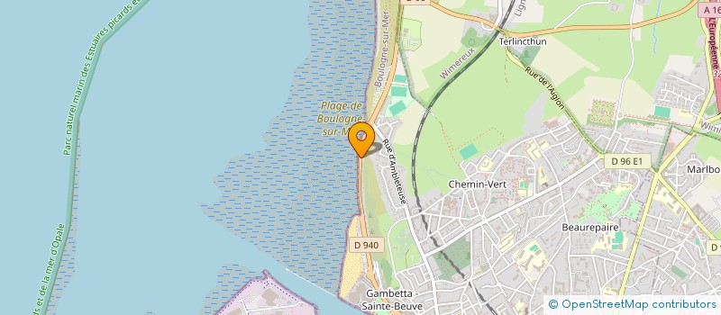 localisation de l'entreprise SCI IVOIRE  BOULOGNE-SUR-MER