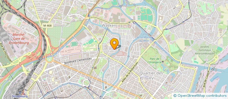 localisation de l'entreprise SCI IVOZ  STRASBOURG