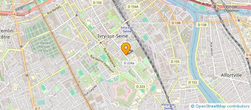 localisation de l'entreprise SCI IVRY I  IVRY-SUR-SEINE