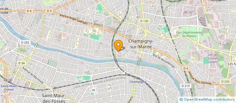 localisation de l'entreprise SCI IVRY LAMANT COUTANT  CHAMPIGNY-SUR-MARNE