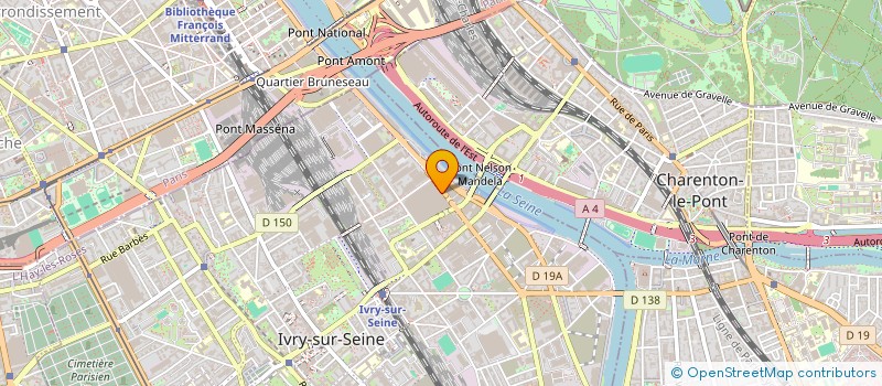 localisation de l'entreprise SCI IVRY PLUS à IVRY-SUR-SEINE