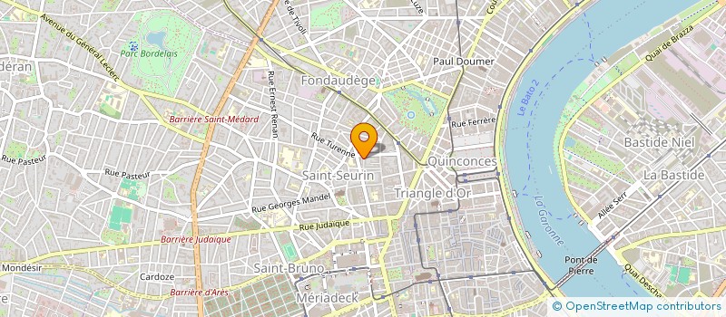 localisation de l'entreprise SCI IVY  BORDEAUX