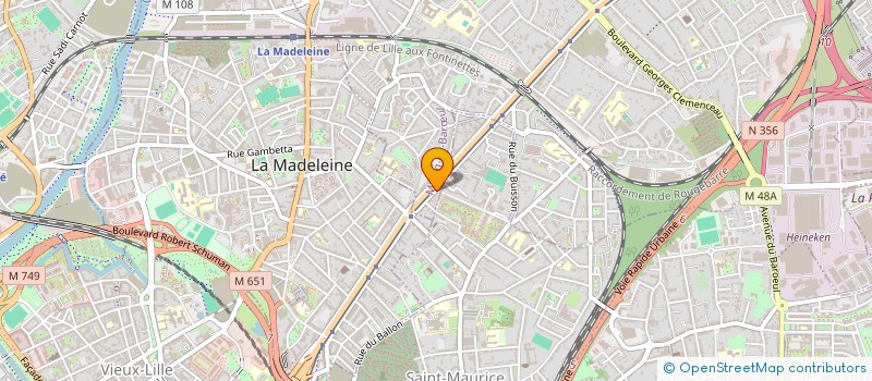 localisation de l'entreprise SCI IWA  MARCQ-EN-BARUL
