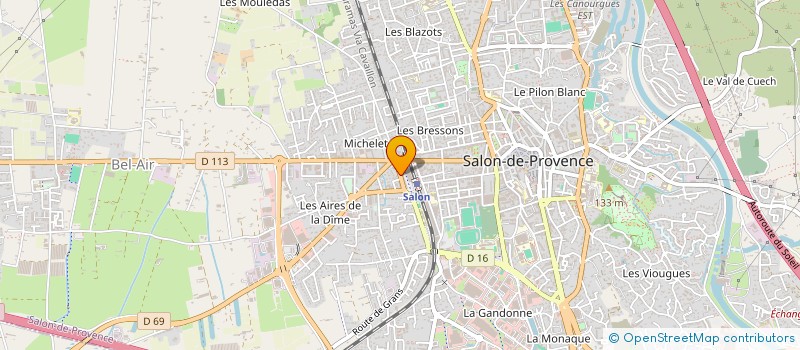 localisation de l'entreprise SCI IWACU  SALON-DE-PROVENCE