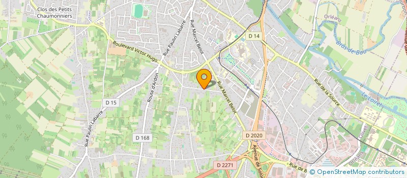 localisation de l'entreprise SCI IWF à OLIVET