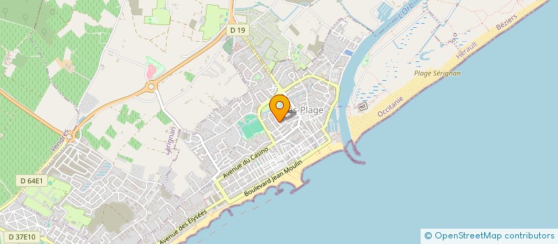 localisation de l'entreprise SCI IWJ  VALRAS-PLAGE