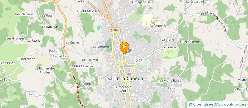 localisation de l'entreprise SCI IXAVIELLE à SARLAT-LA-CANEDA