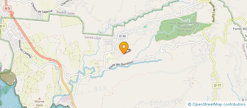 localisation de l'entreprise SCI IXORA FWI  SAINTE-LUCE