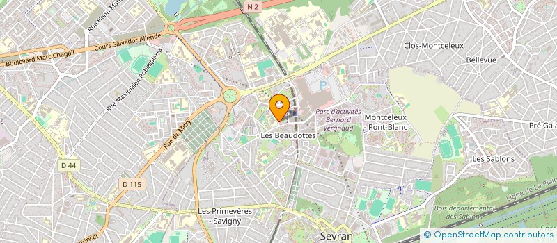localisation de l'entreprise SCI IYIY  SEVRAN