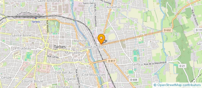 localisation de l'entreprise SCI IZARD  AUREILHAN