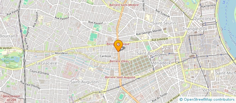 localisation de l'entreprise SCI IZBA  BORDEAUX