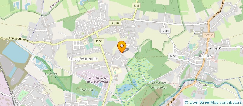localisation de l'entreprise SCI IZEL  ROOST-WARENDIN