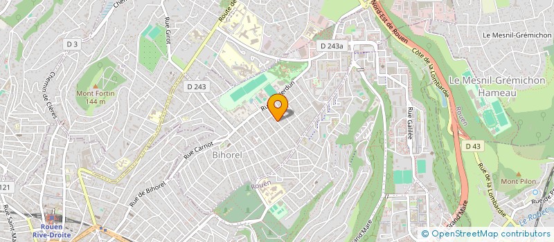 localisation de l'entreprise SCI IZENAH  BIHOREL