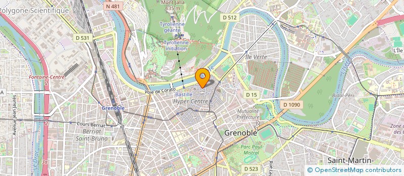 localisation de l'entreprise SCI IZMA  GRENOBLE
