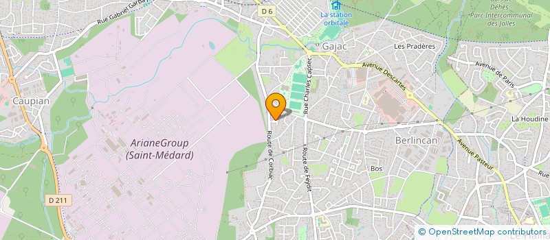 localisation de l'entreprise SCI IZO  SAINT-MEDARD-EN-JALLES