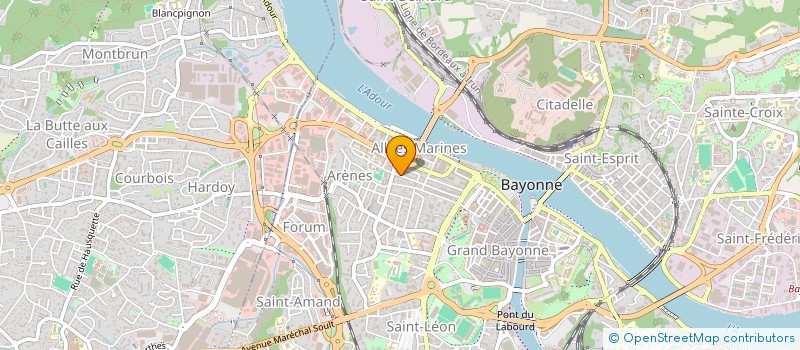localisation de l'entreprise SCI IZOKINA à BAYONNE
